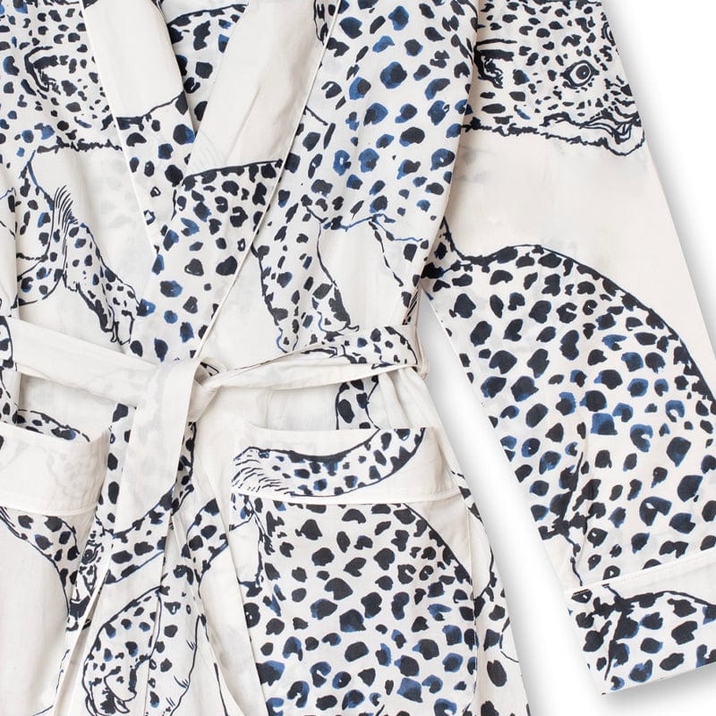 Women's Robe The Jag Print Cream