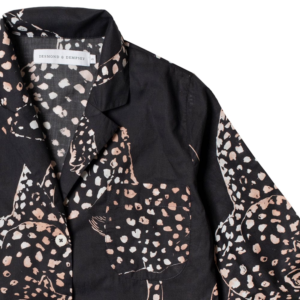 Boxy Shirt The Jag Print Navy