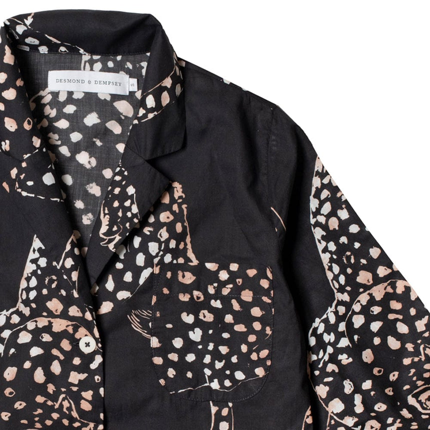 Boxy Shirt The Jag Print Navy