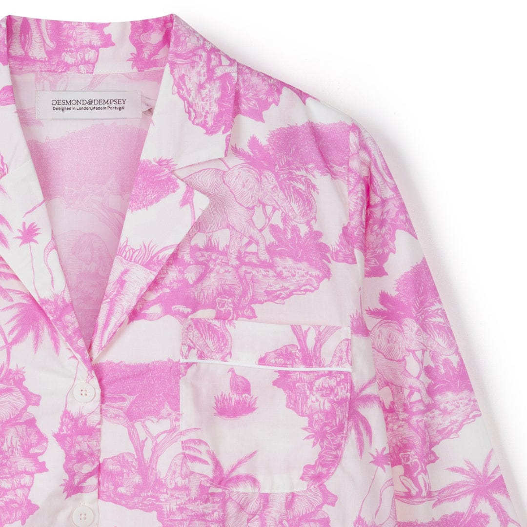 Boxy Shirt Loxodonta Print Pink