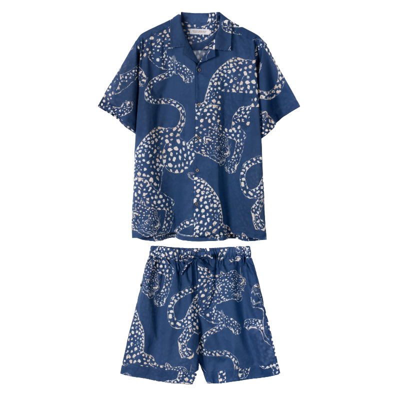 Mens Cuban Set The Geo Blue