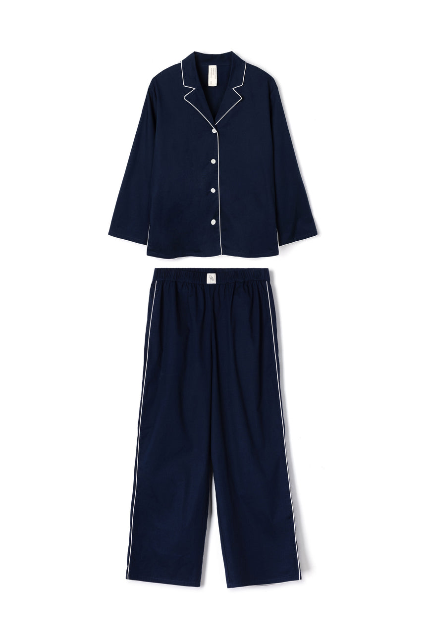 402 Long Pyjama Set Navy