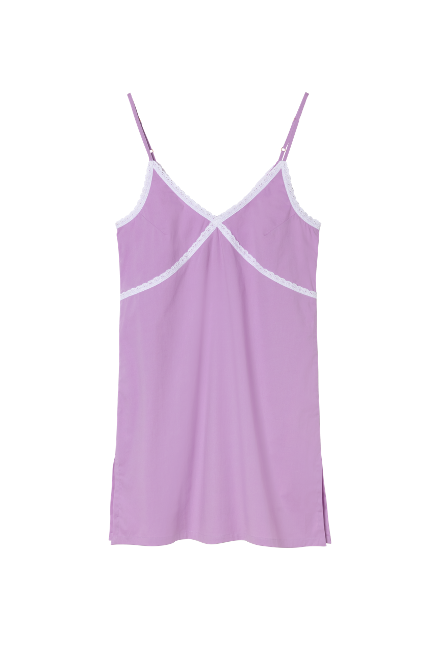 Short Slip Nightie Purple