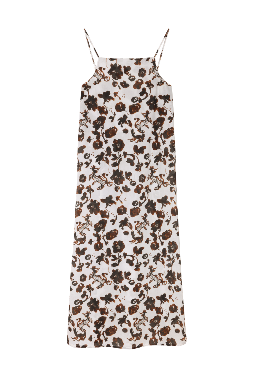 Square Nightie Bunny Cream/Brown