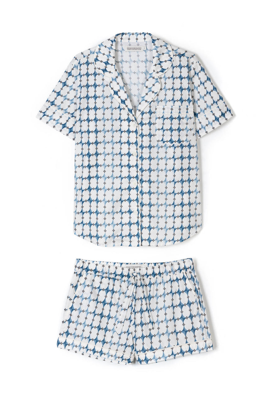 Short Sleeve Set The Geo Blue