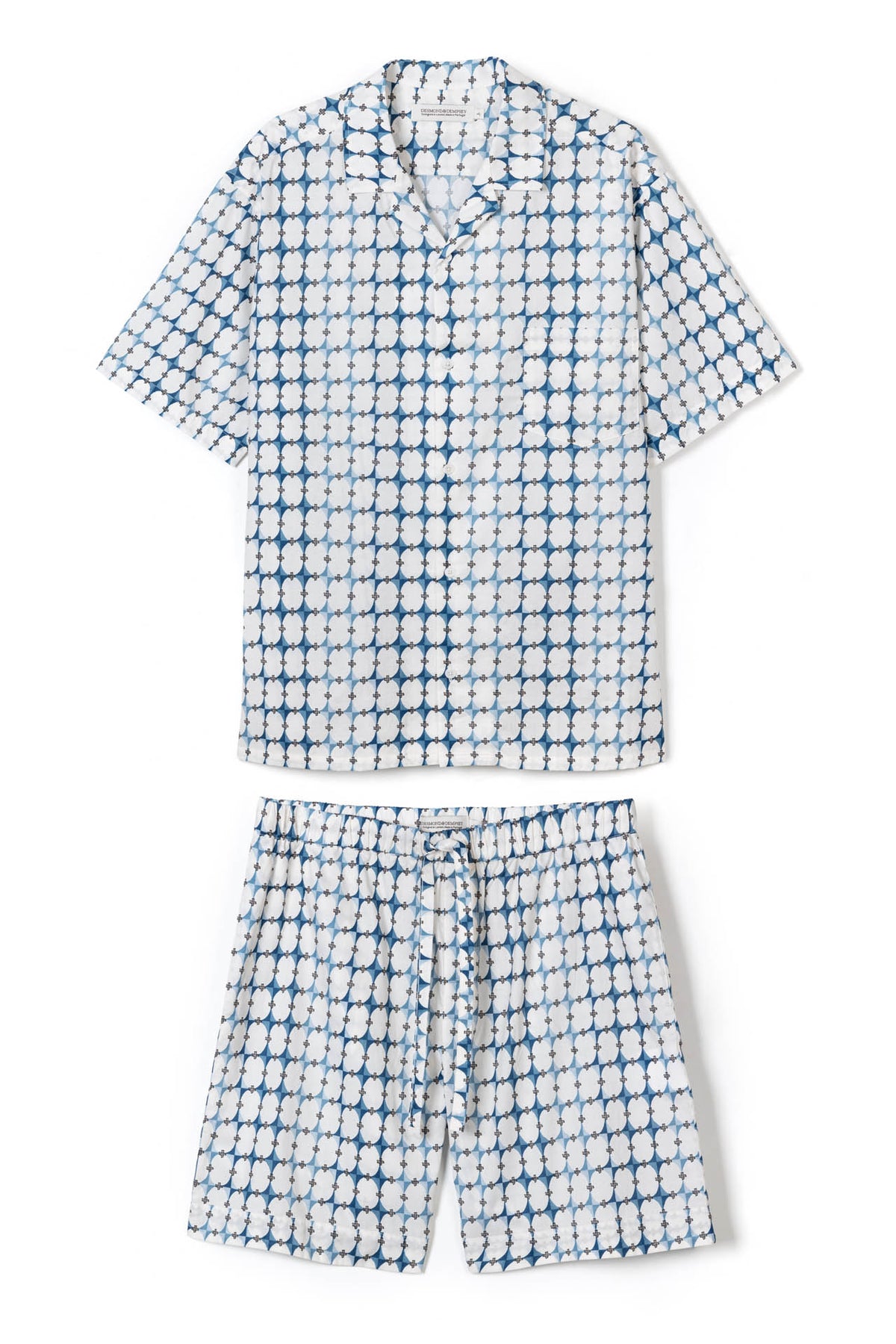 Mens Cuban Set The Geo Blue