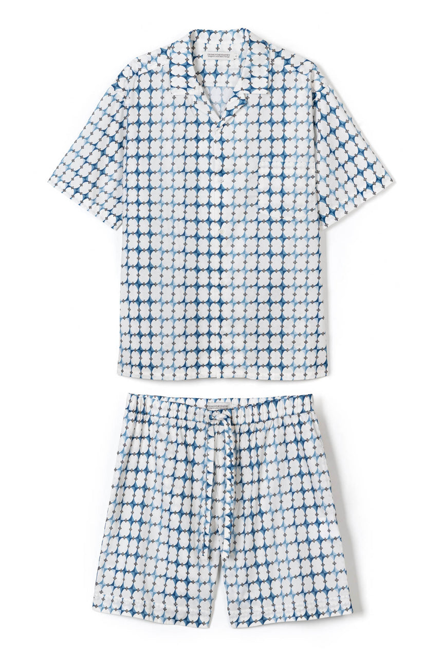 Mens Cuban Set The Geo Blue