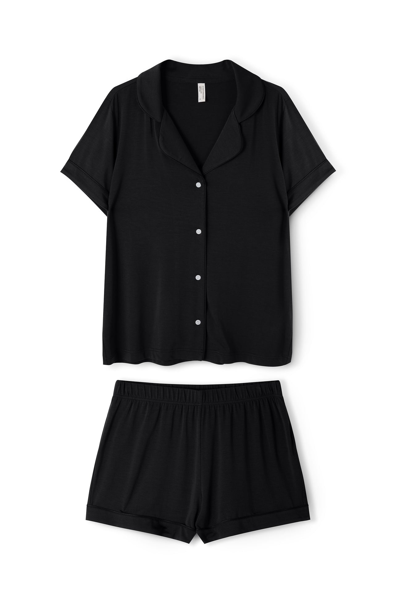 Lyocell Jersey Short Pyjama Set Black