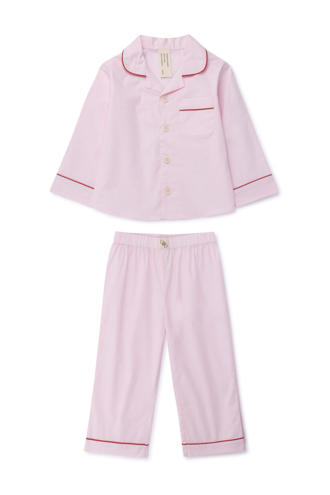 Kids 402 Long Pyjama Set Pink