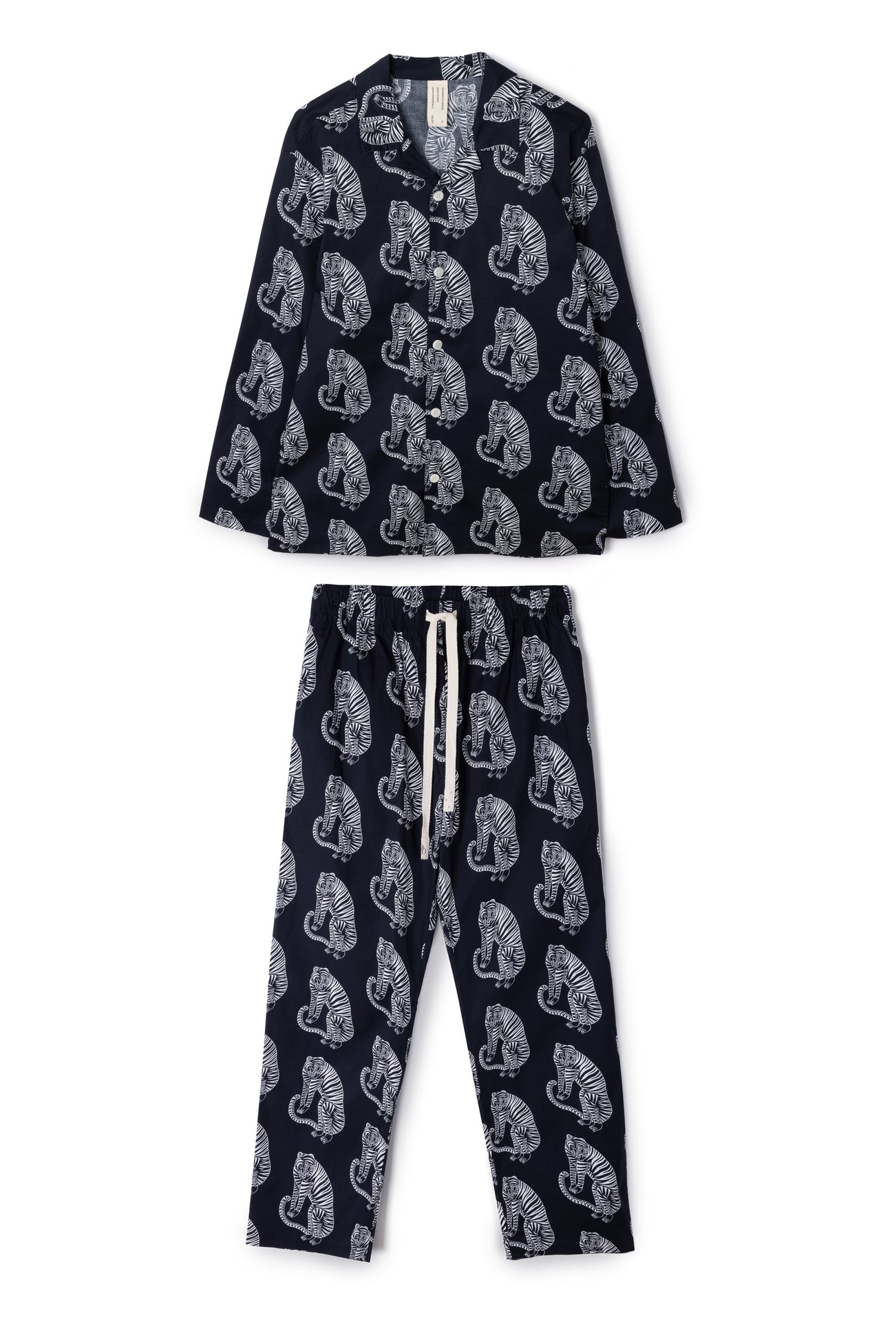 Men’s 402 Long Pyjama Set Sansindo Navy