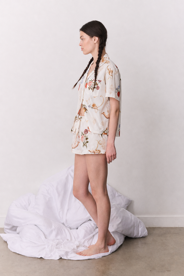 Short Sleeve Set Primavera Cream