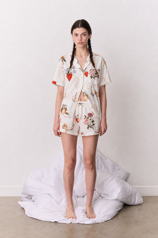 Short Sleeve Set Primavera Cream