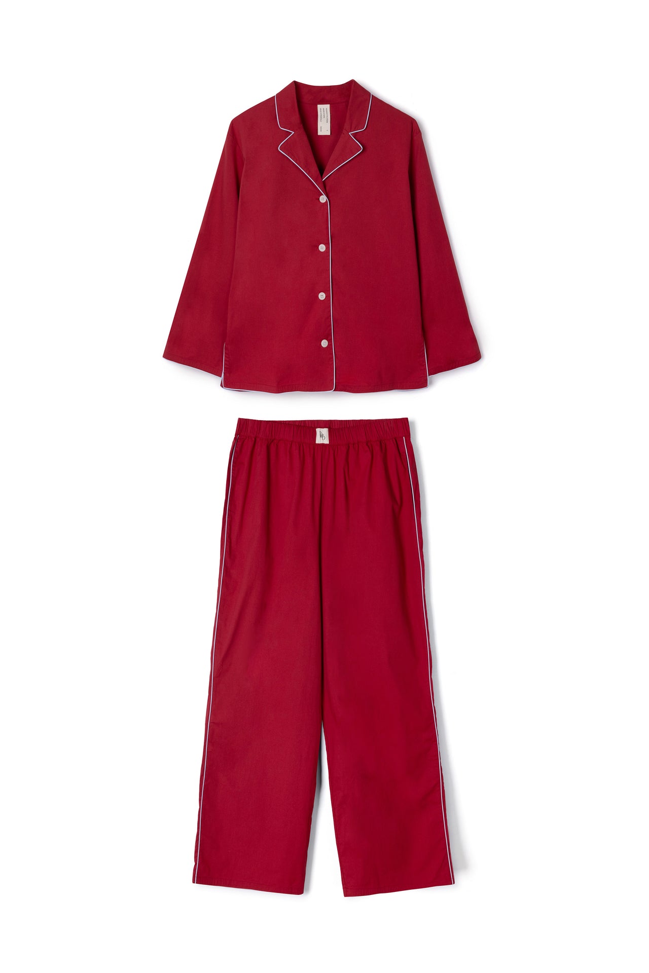 402 Long Pyjama Set Red