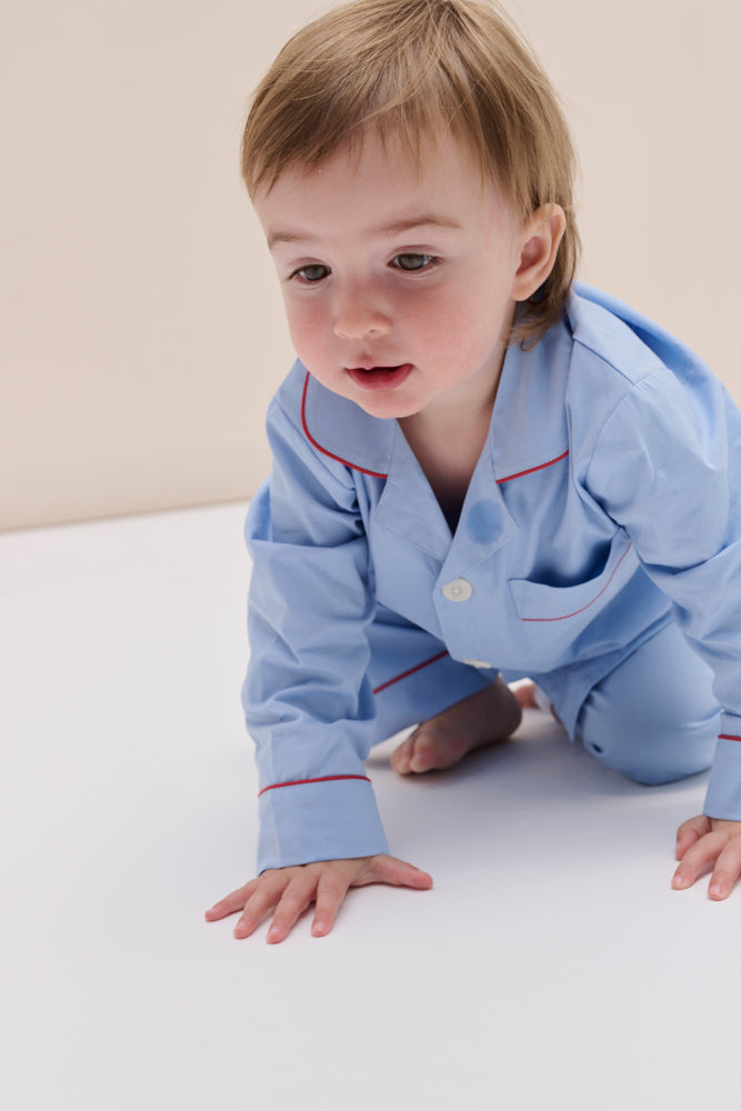 Kids 402 Long Pyjama Set Blue