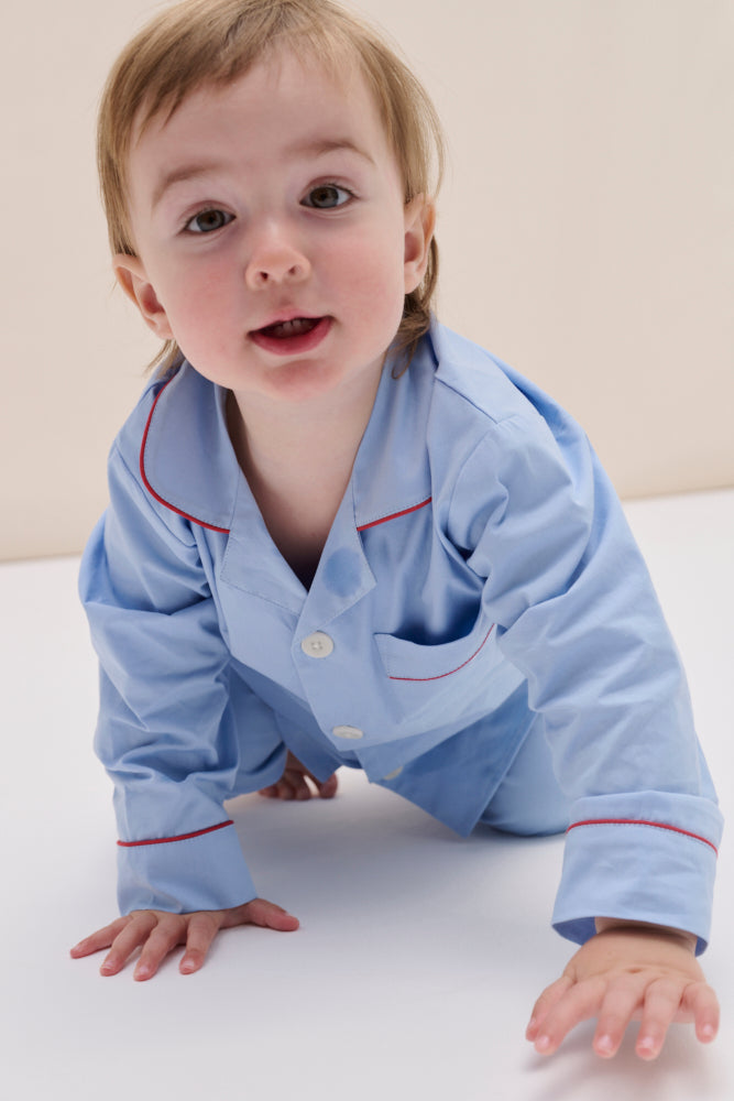 Kids 402 Long Pyjama Set Blue