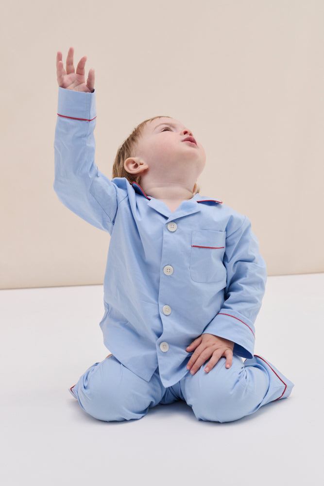 Kids 402 Long Pyjama Set Blue