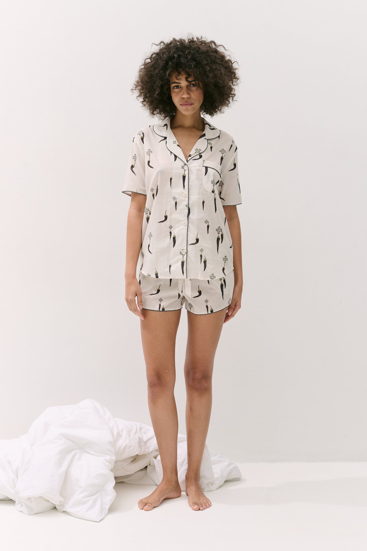 Short Pyjama Set Picante Cream