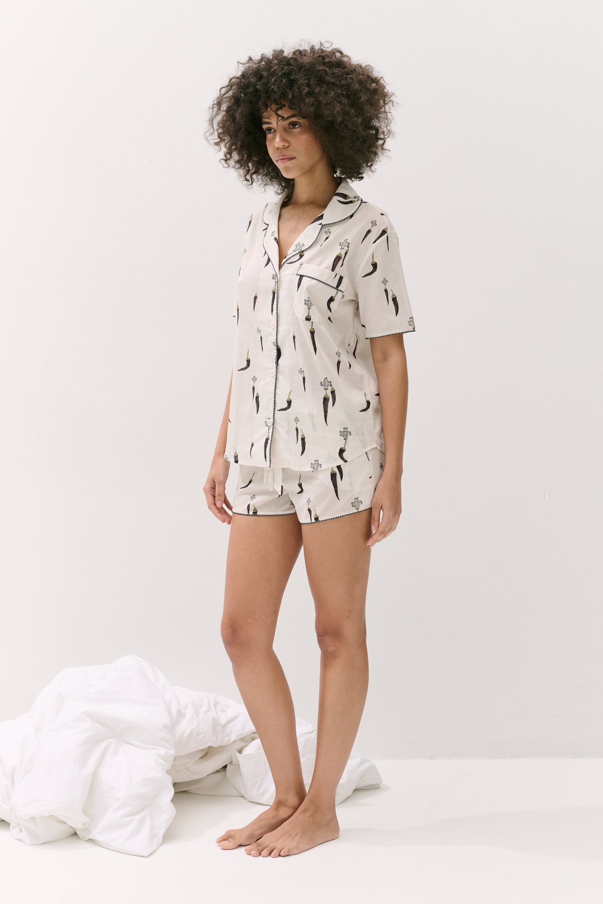 Short Pyjama Set Picante Cream
