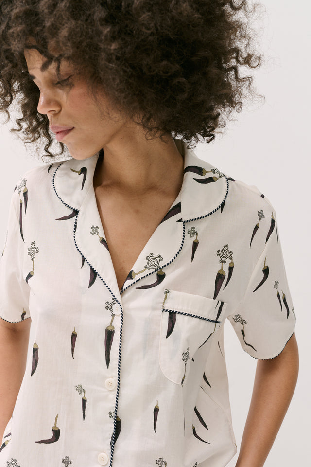 Short Pyjama Set Picante Cream