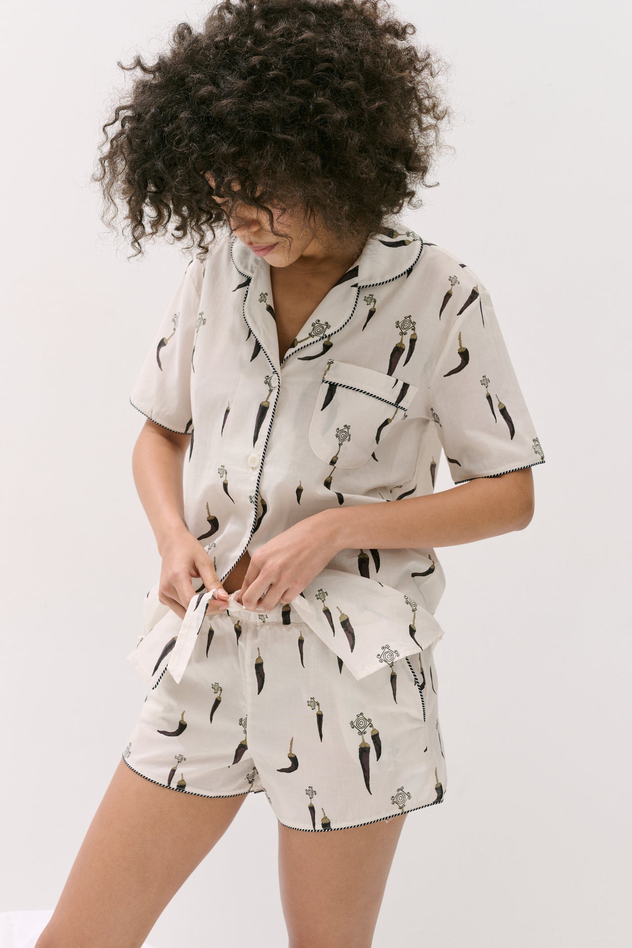 Short Pyjama Set Picante Cream