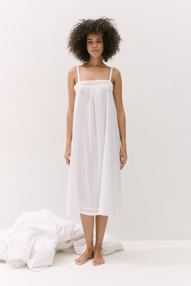 Martha Nightie White
