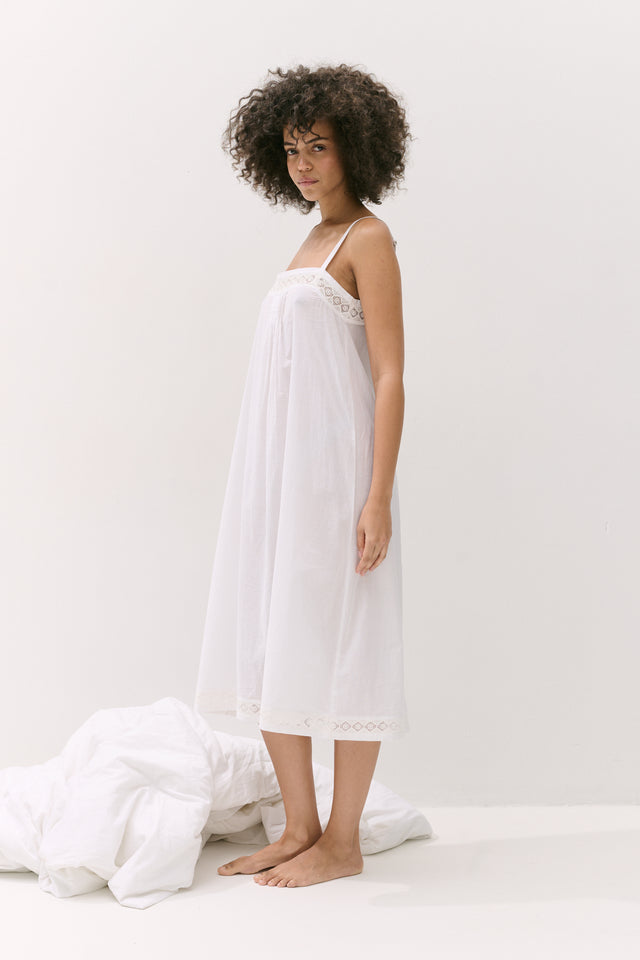 Martha Nightie White