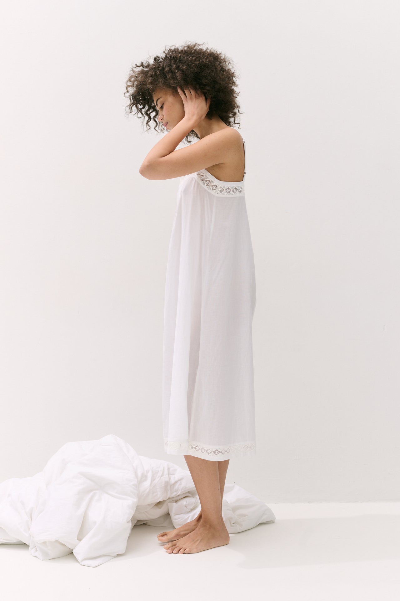 Martha Nightie White