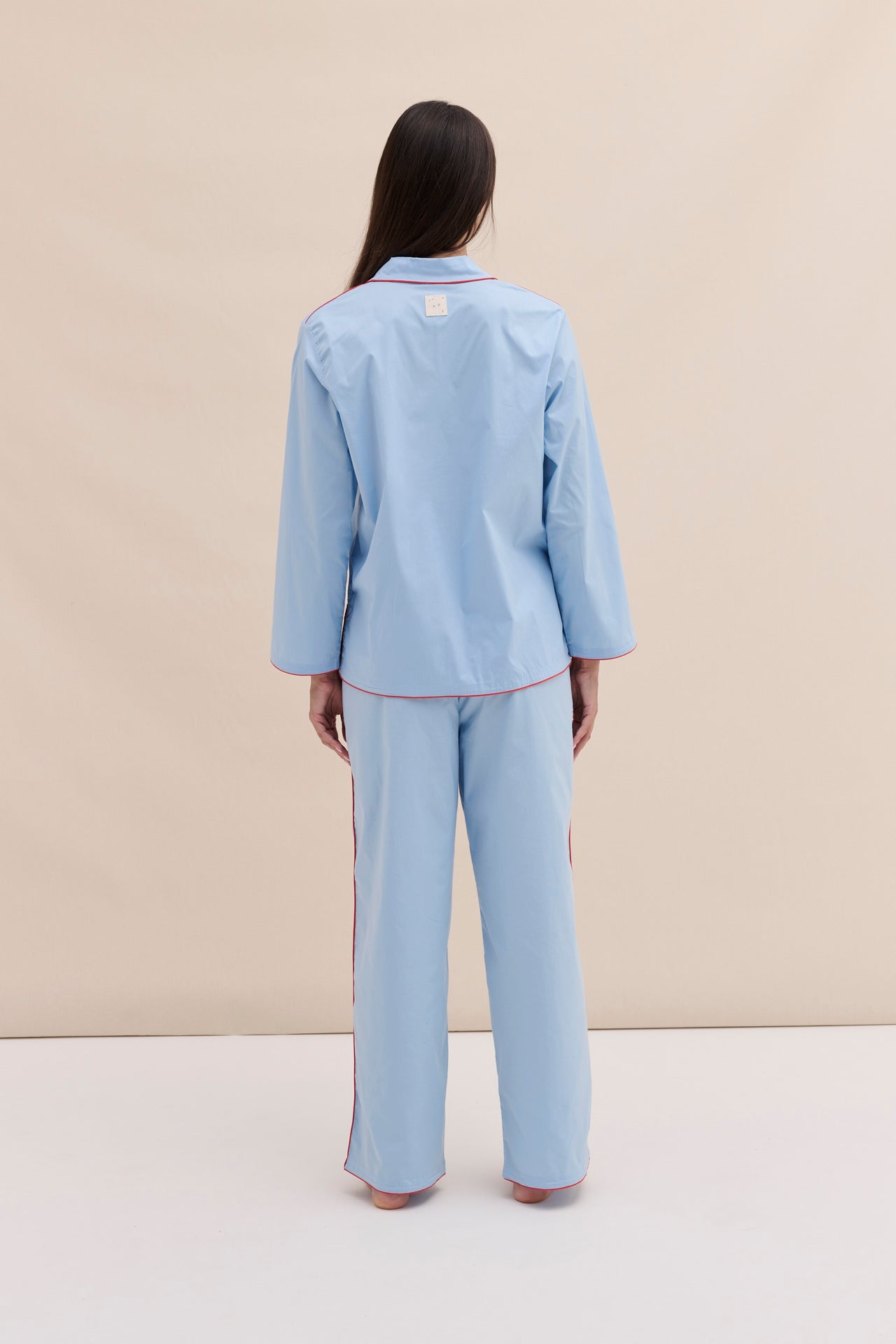 402 Long Pyjama Set Blue