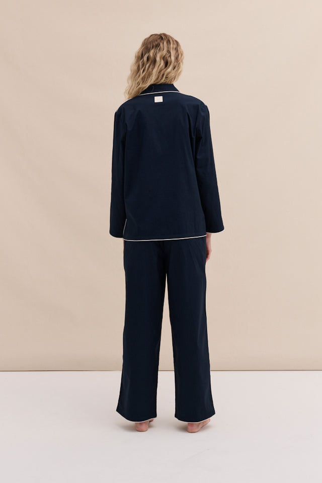 402 Long Pyjama Set Navy