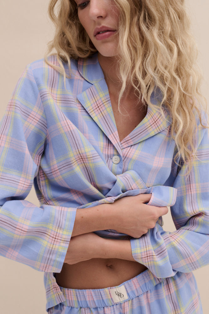 402 Shirt Lightweight Flannel Blue/Pink