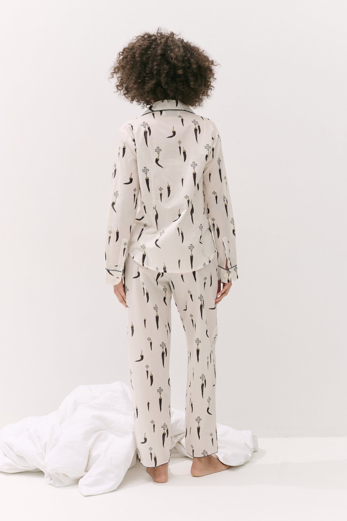 Long Pyjama Set Picante Cream