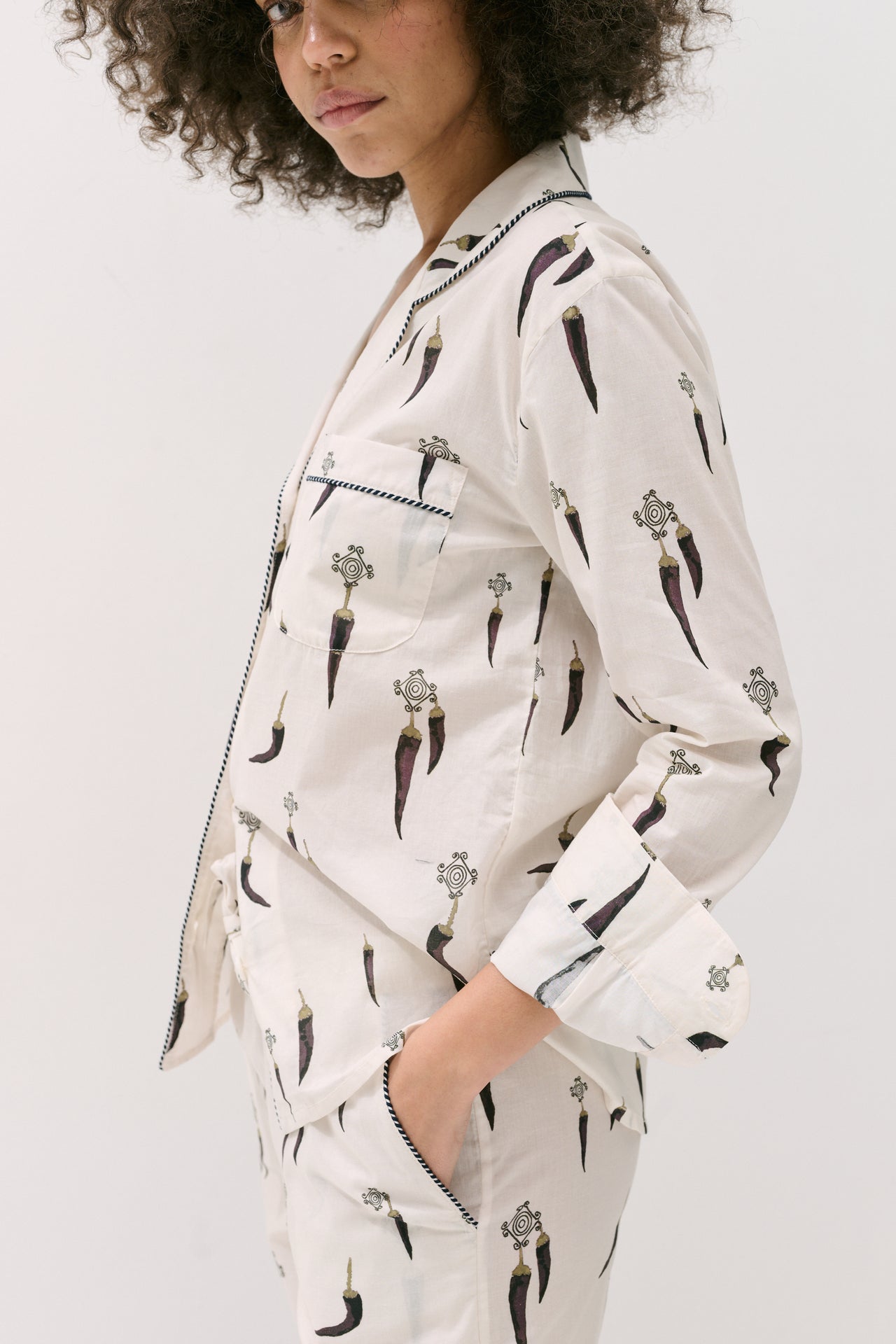 Long Pyjama Set Picante Cream