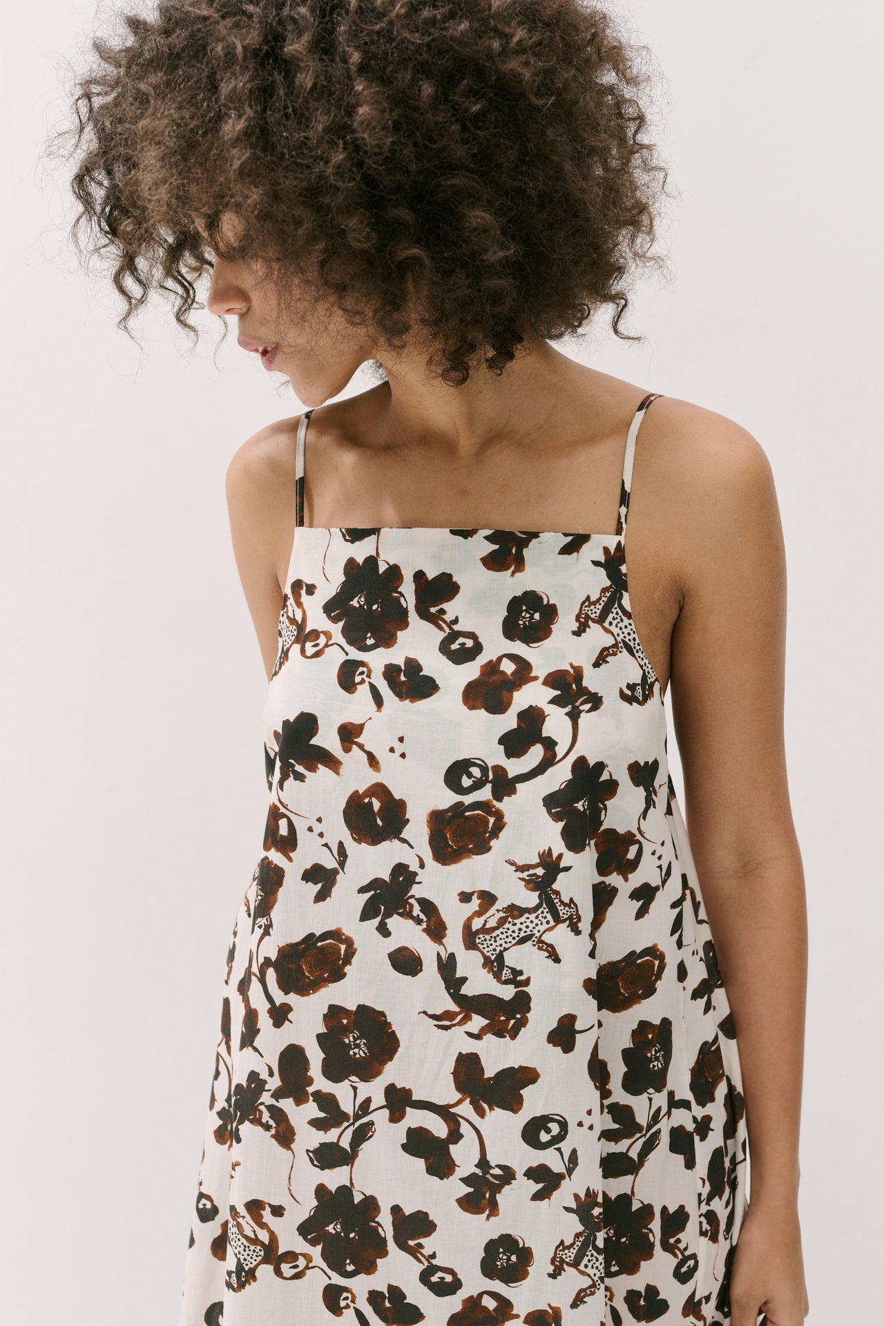 Square Nightie Bunny Cream/Brown