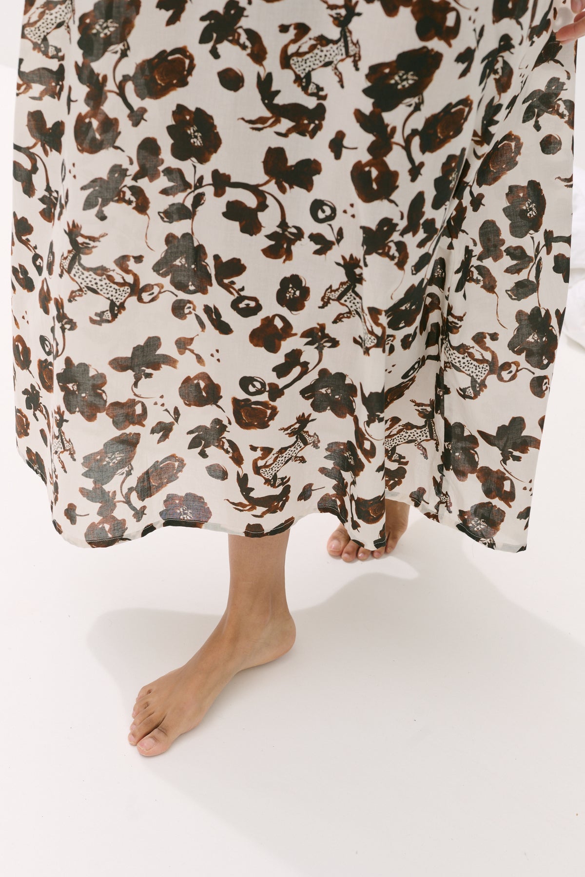 Square Nightie Bunny Cream/Brown