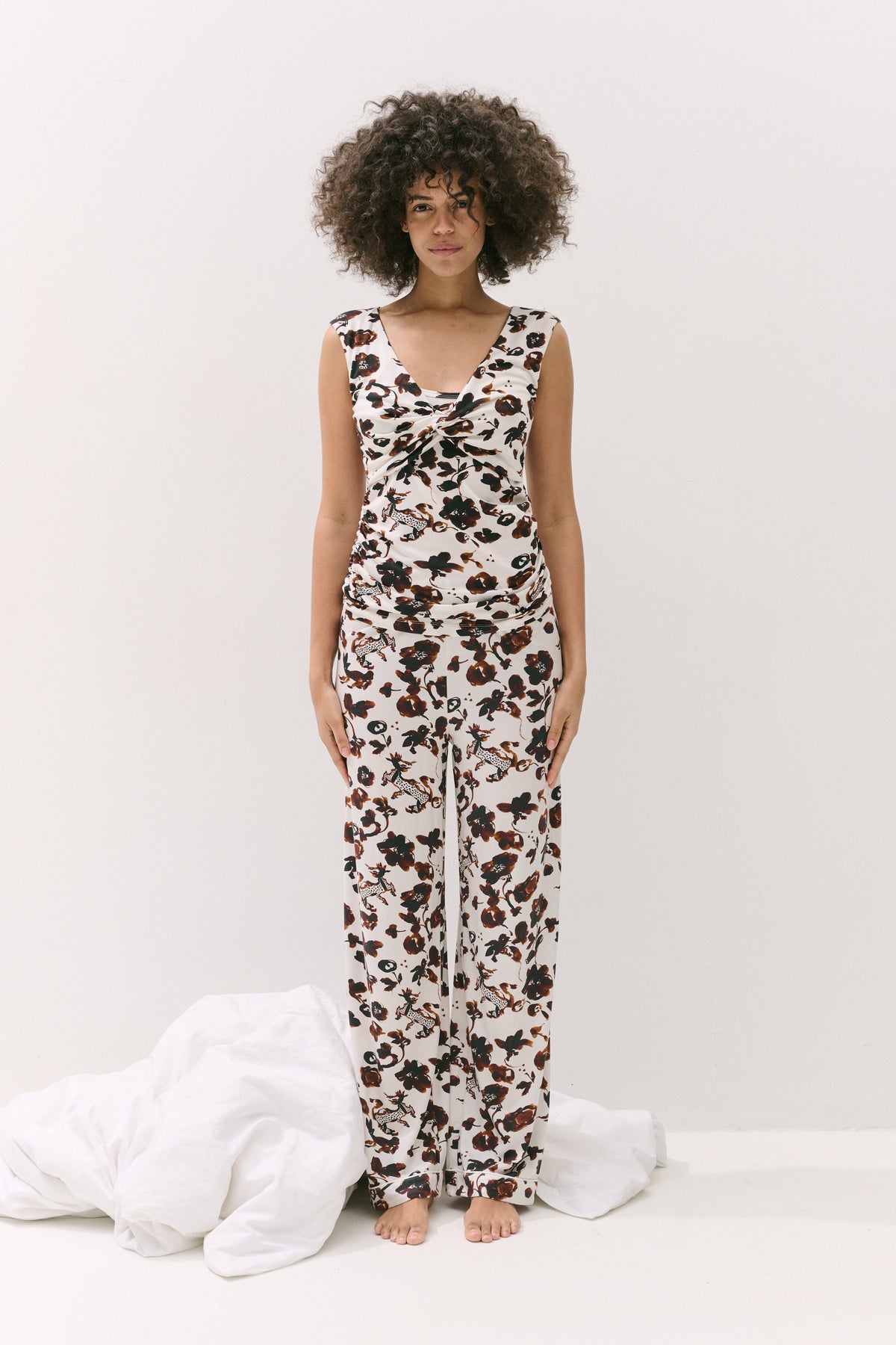 Jersey Cami Long Set Bunny
