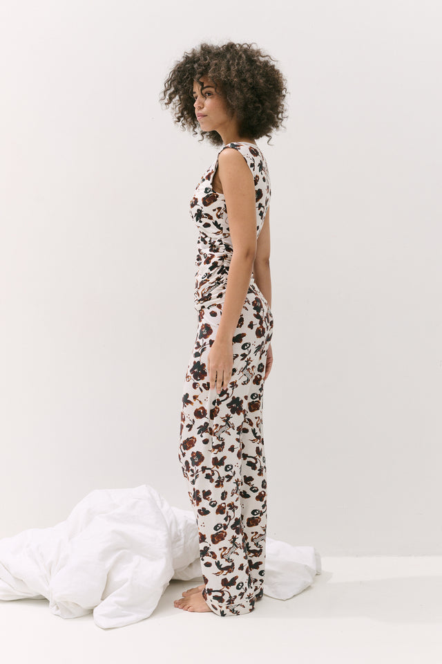 Jersey Cami Long Set Bunny Cream