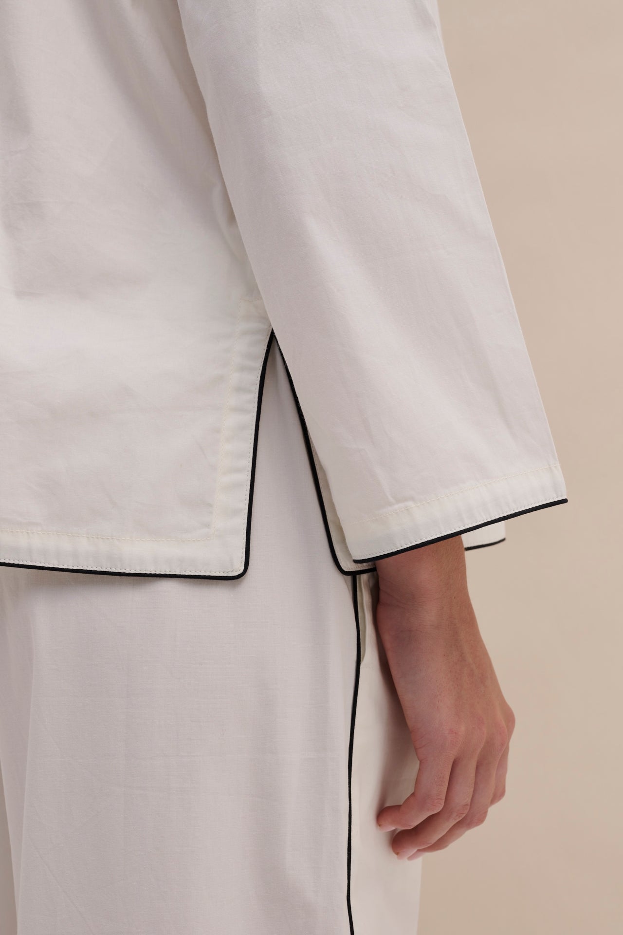 402 Long Pyjama Set Cream