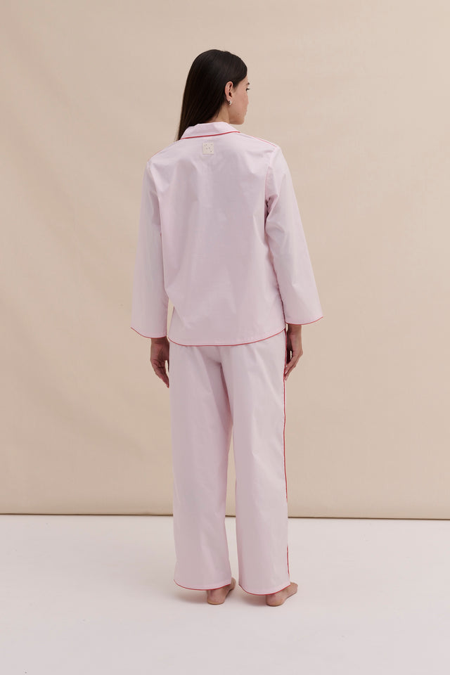 402 Long Pyjama Set Pink