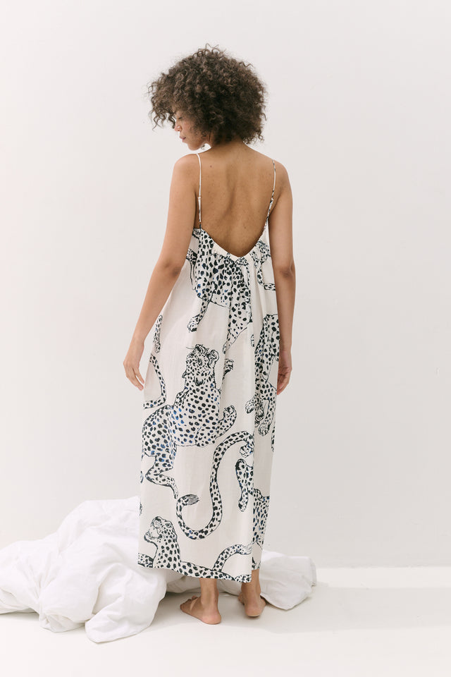 Square Nightie The Jag Print Cream