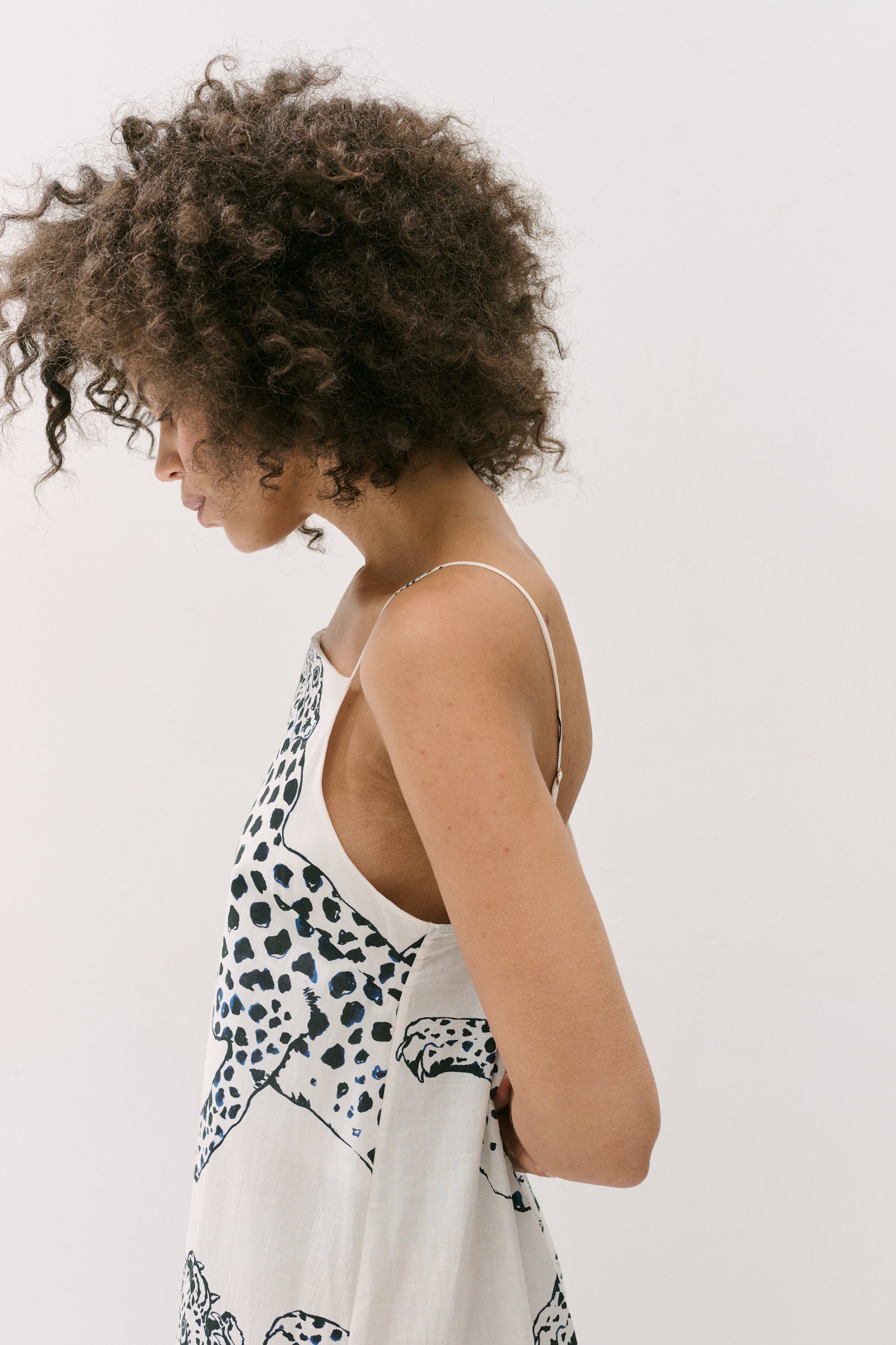Square Nightie The Jag Print Cream – Desmond & Dempsey