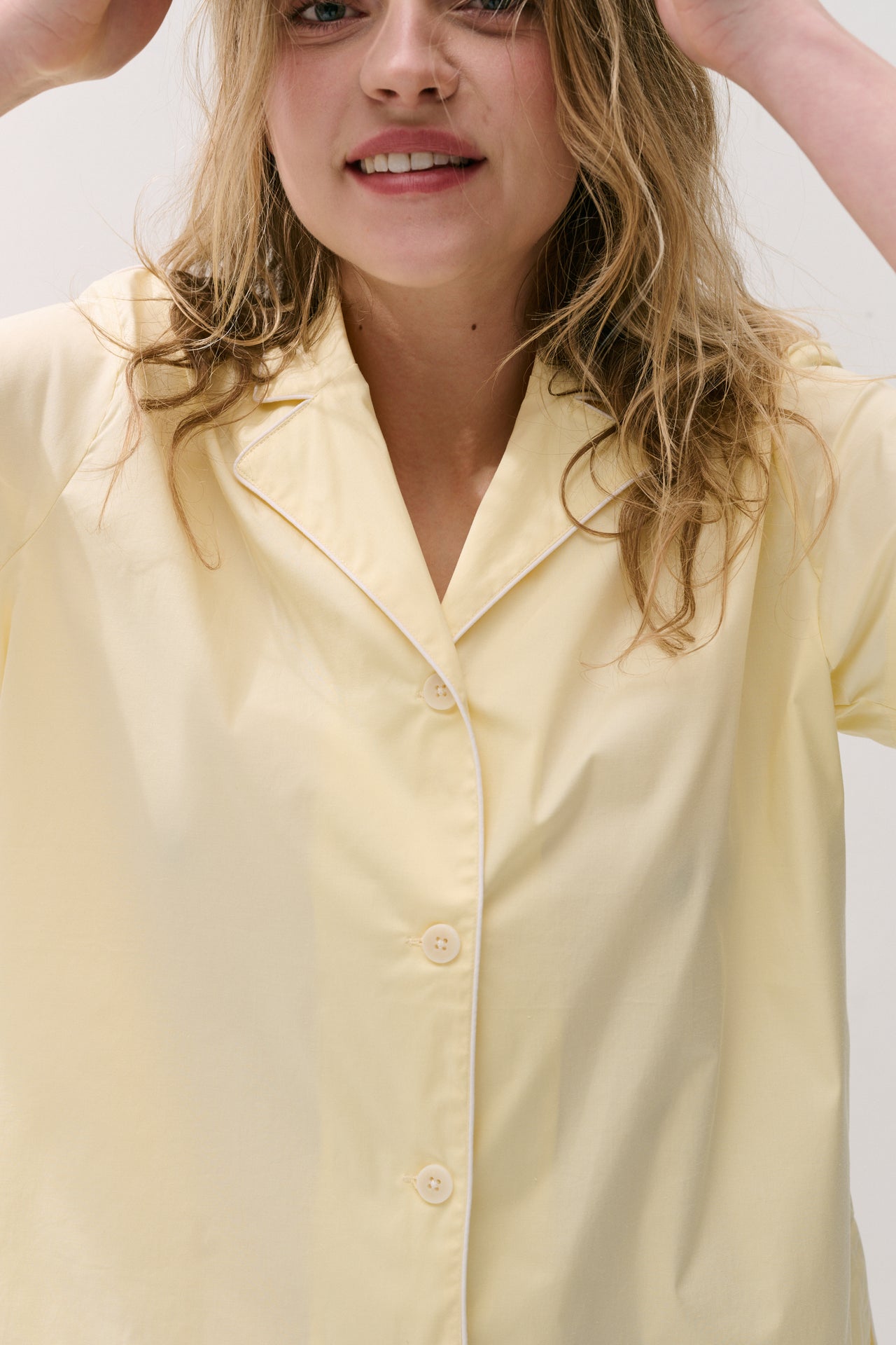 402 Short Pyjama Set Yellow