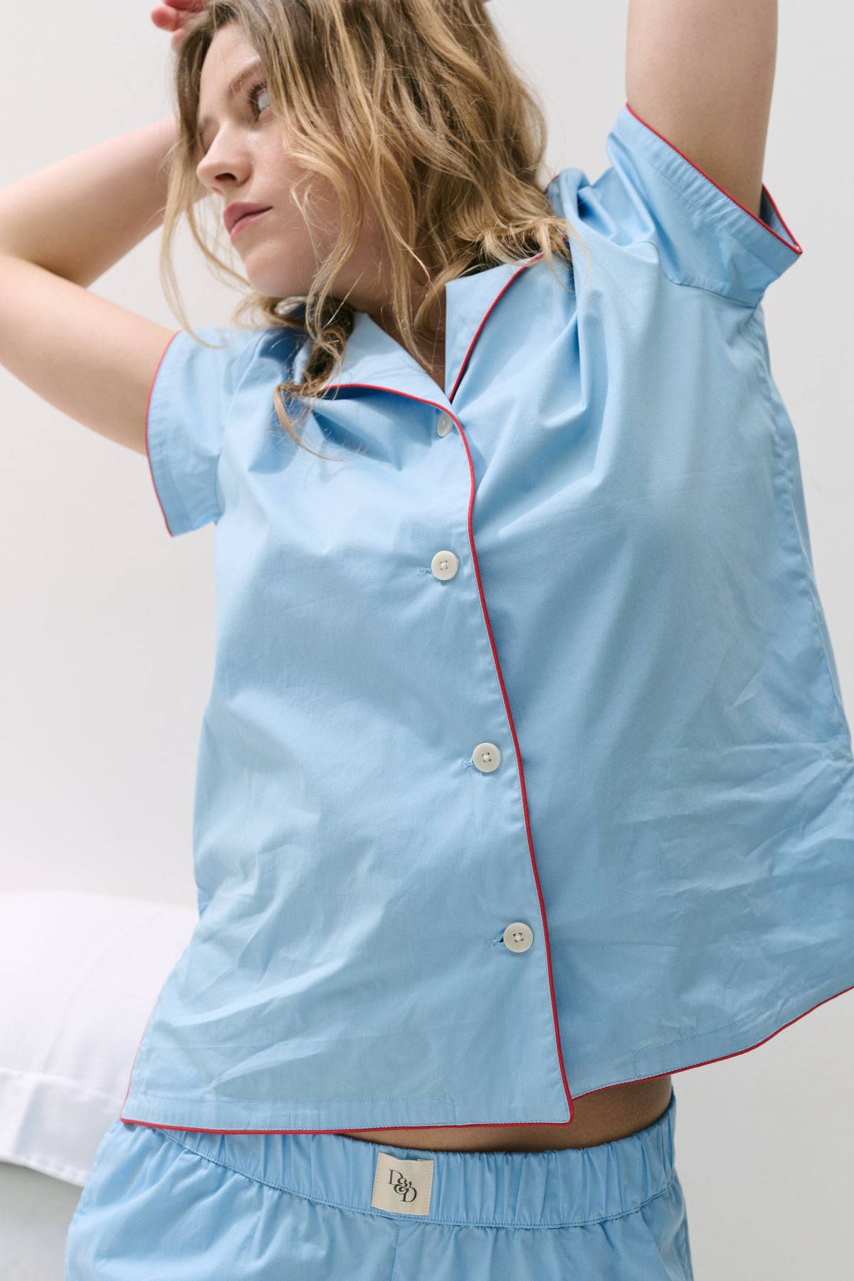 402 Short Pyjama Set Blue