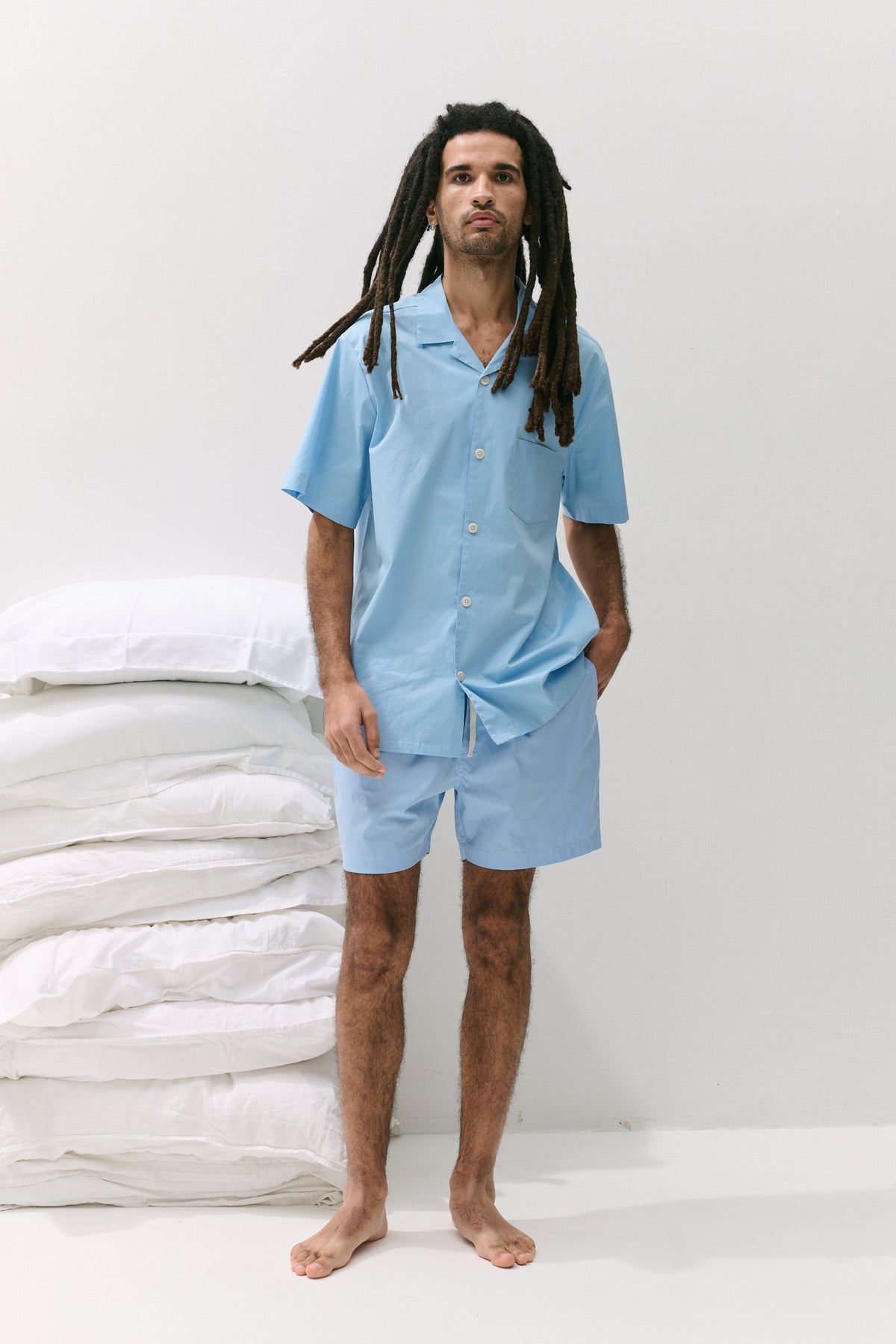 Men’s 402 Short Pyjama Set Blue