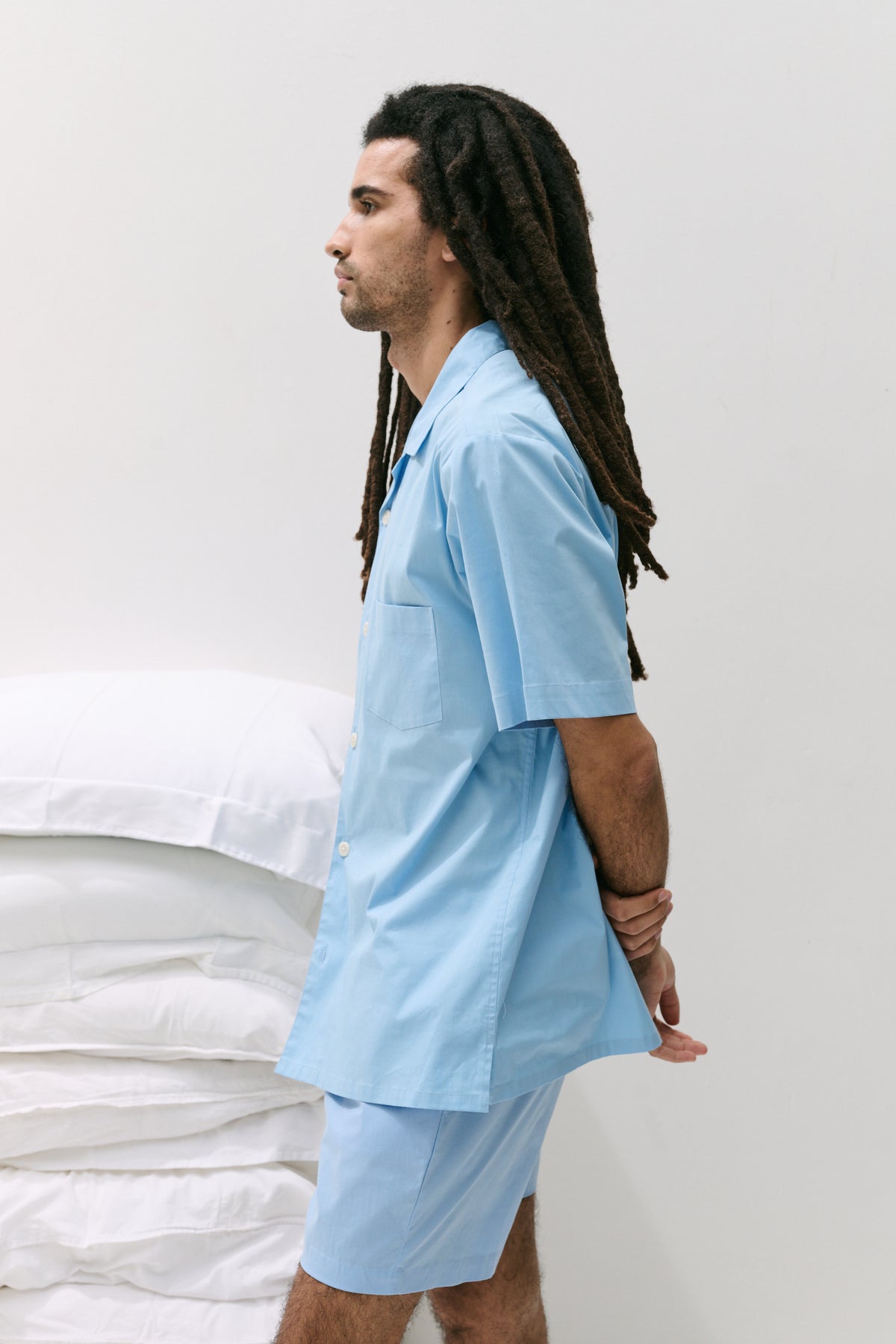 Men’s 402 Short Pyjama Set Blue