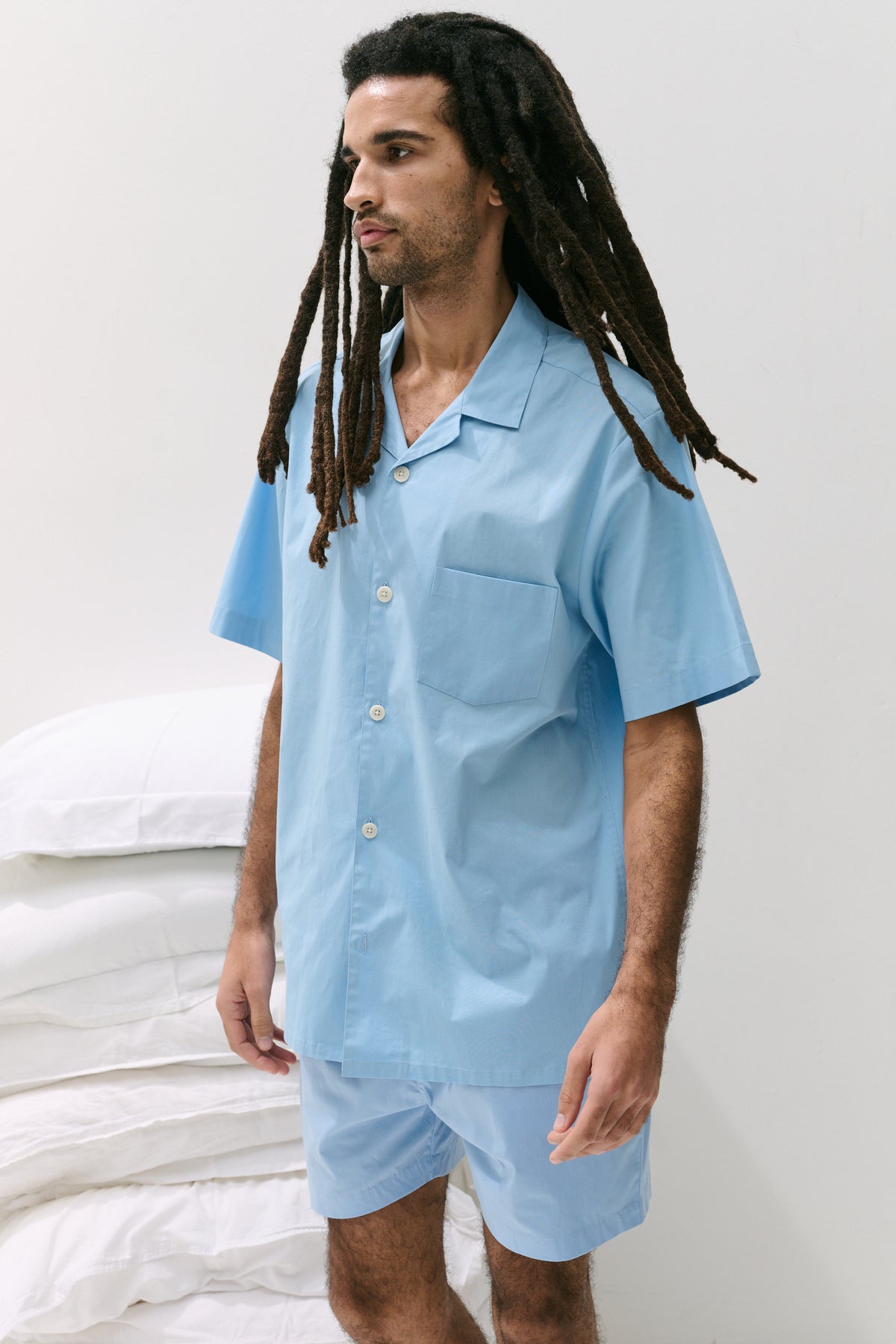 Men’s 402 Short Pyjama Set Blue