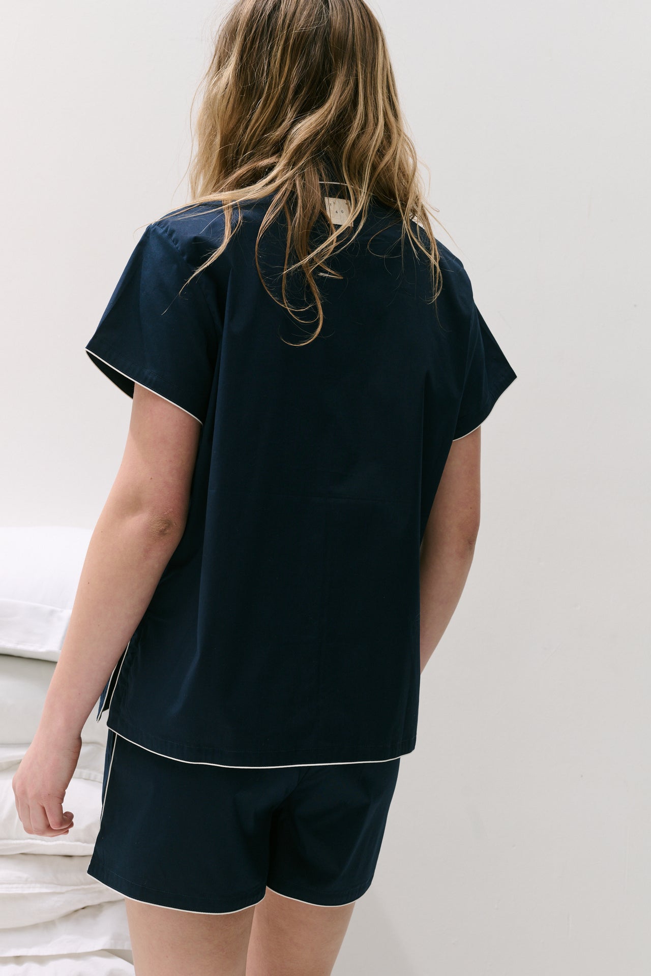402 Short Pyjama Set Navy