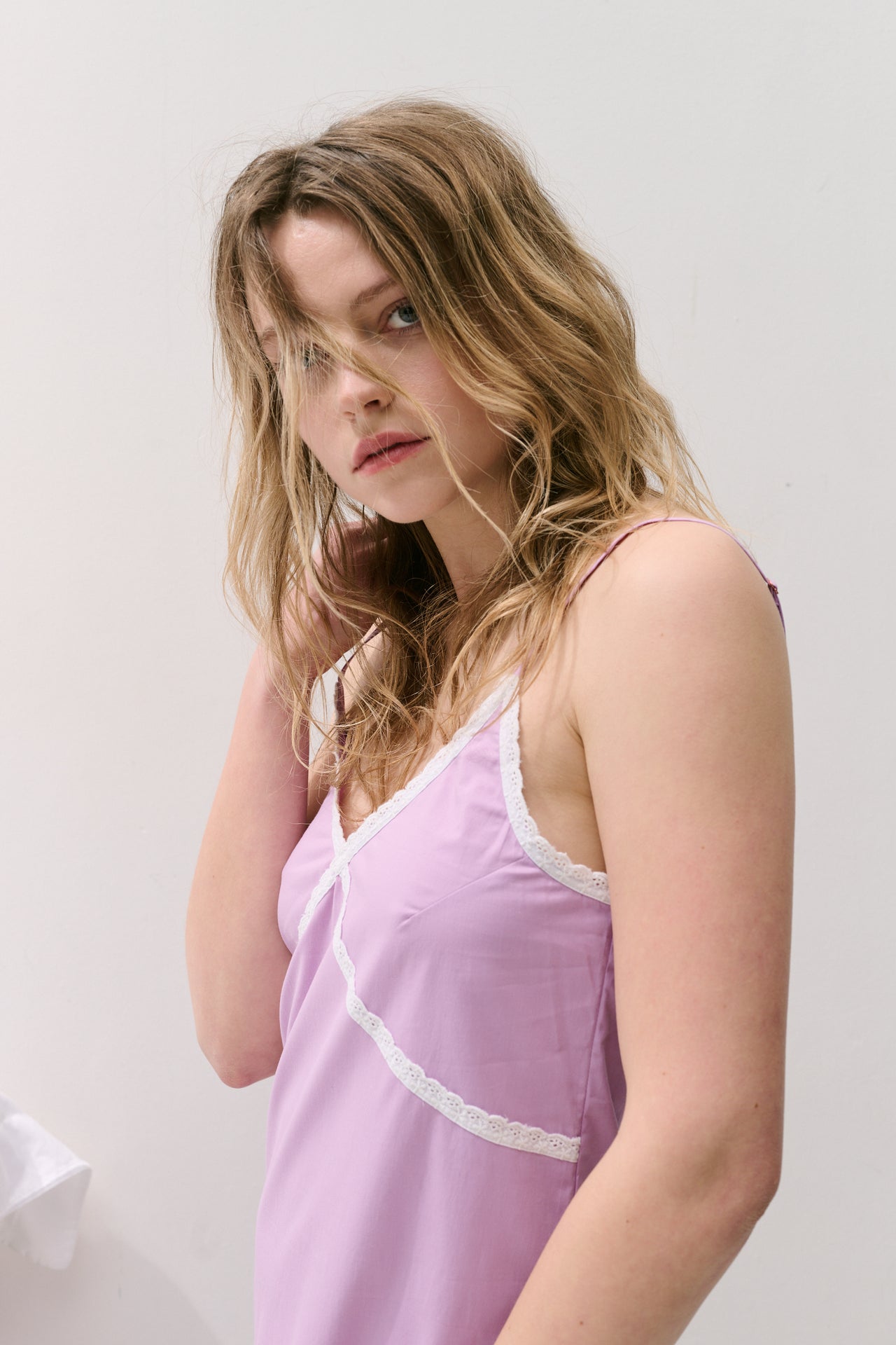 Short Slip Nightie Purple