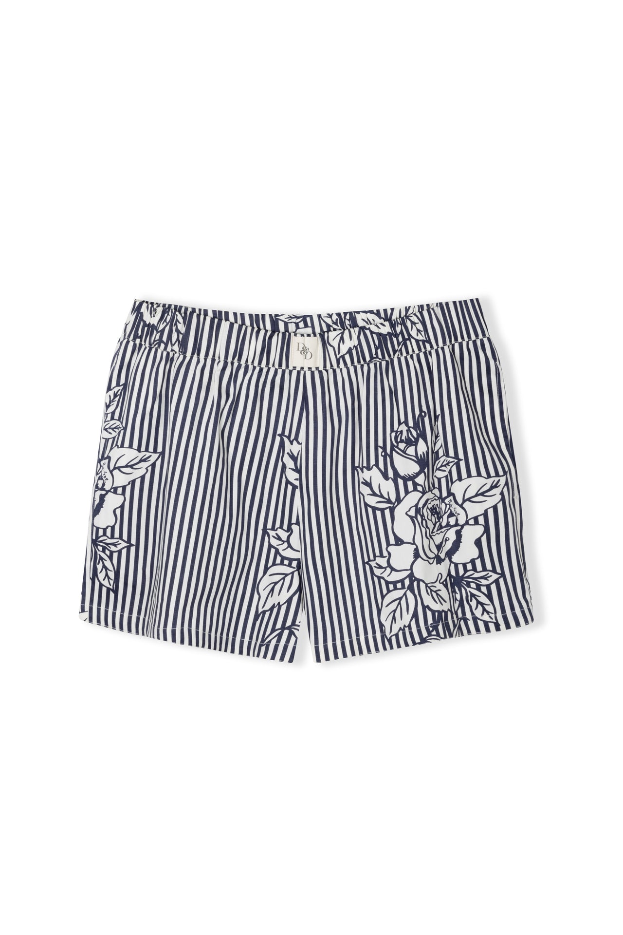 402 Shorts Pinstripe Rose Navy