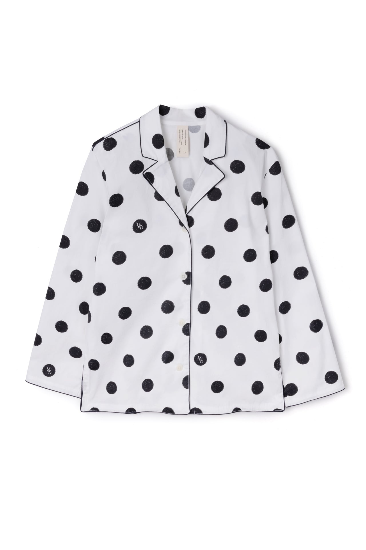 402 Shirt Dot White/Black