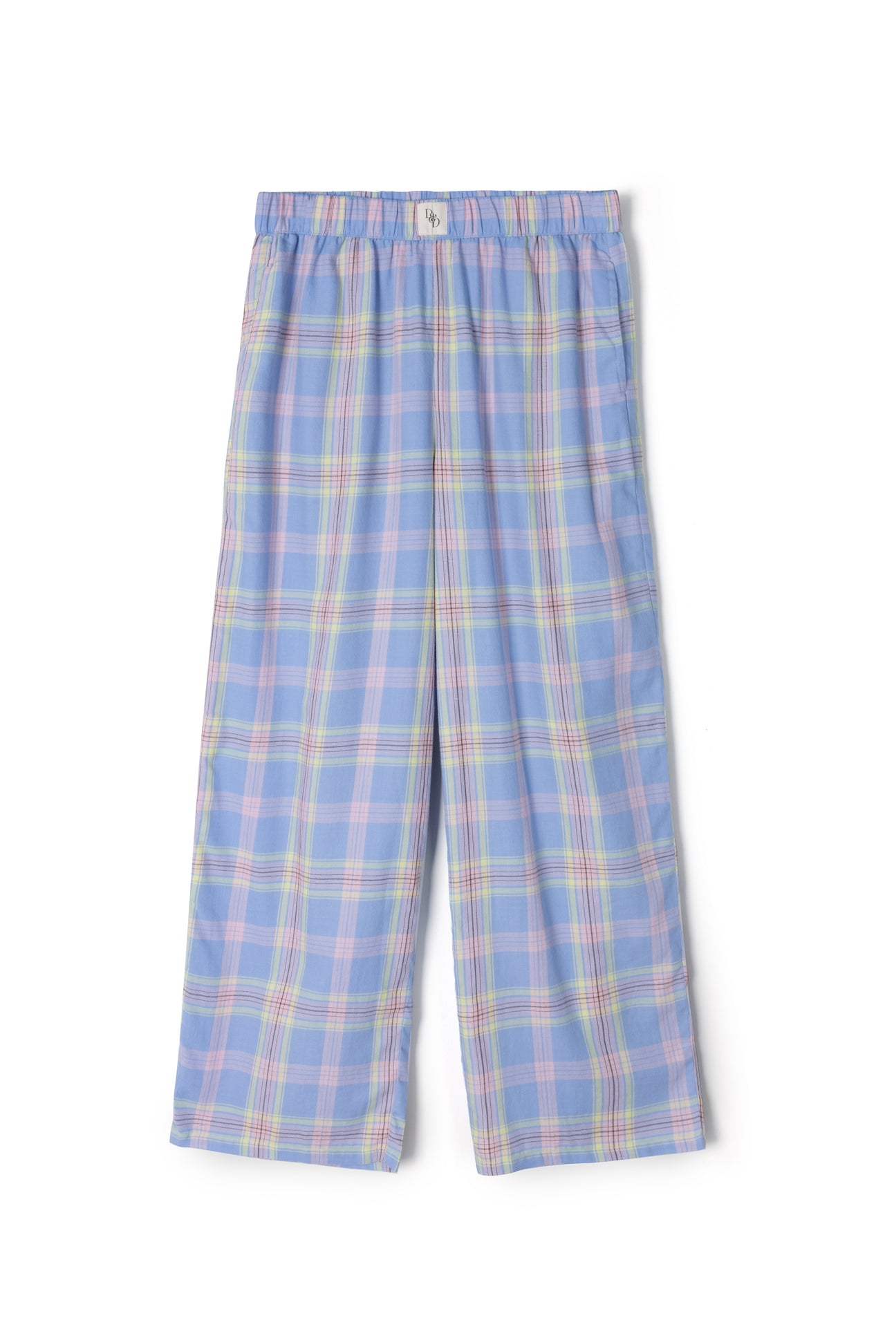 402 Trousers Lightweight Flannel Blue/Pink